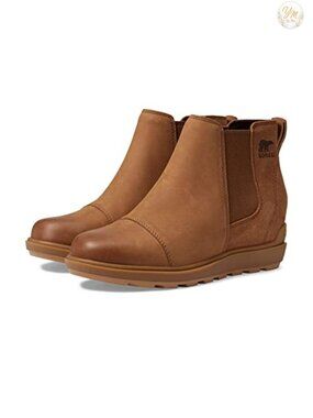 Women's Chelsea Boots Winter Leather Suede Slip-On Waterproof Ankle Boot